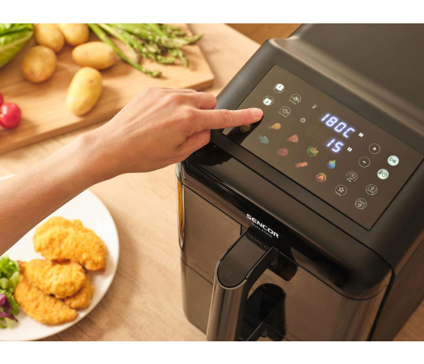 Sencor Air Fryer SFR 1260BK z koszem ceramicznym 12l - 1571338 - zdjęcie 11